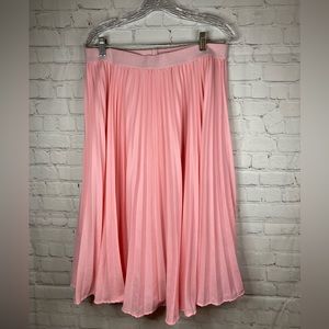 Kate Kasin beautiful pink pleated skirt size xxl